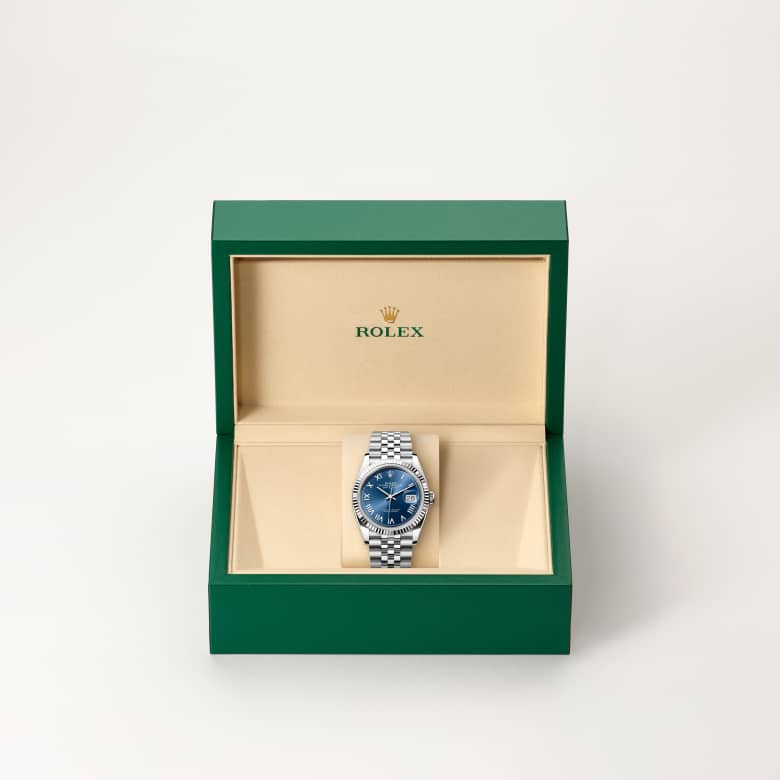 Rolex Datejust 36 in Rolesor gris – combinaison d’acier Oystersteel et d’or gris M126234-0069* - Michaud