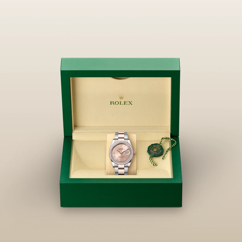 rolex Datejust 36 in Rolesor Everose – combinaison d’acier Oystersteel et d’or Everose M126281RBR-0016* - Michaud