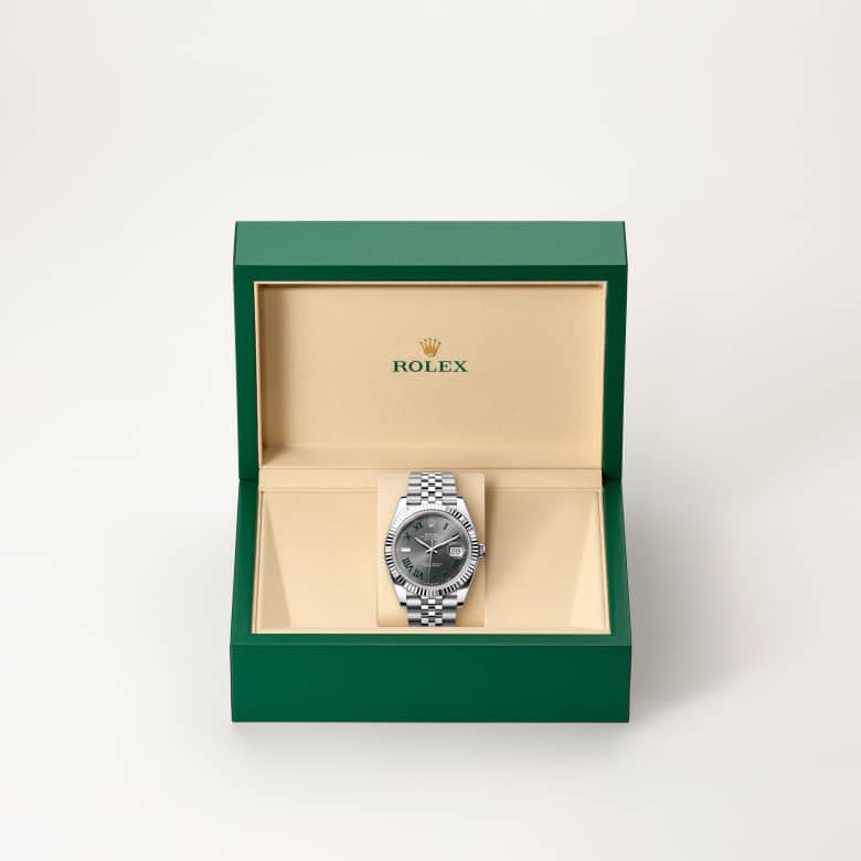 Rolex Datejust 41 in Rolesor gris – combinaison d’acier Oystersteel et d’or gris M126334-0022* - Michaud