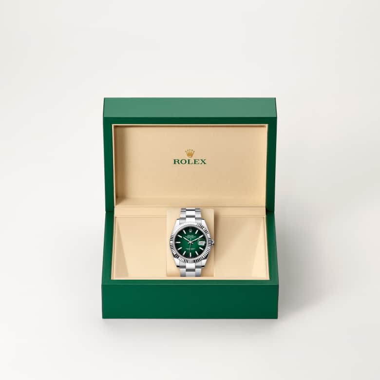 Rolex Datejust 41 in White Rolesor - combination of Oystersteel and white gold M126334-0033* - Michaud