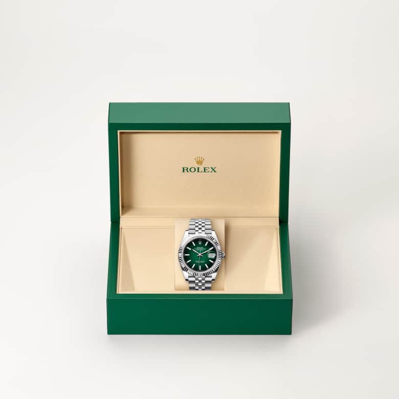 Rolex Datejust 41 in White Rolesor - combination of Oystersteel and white gold M126334-0034* - Michaud