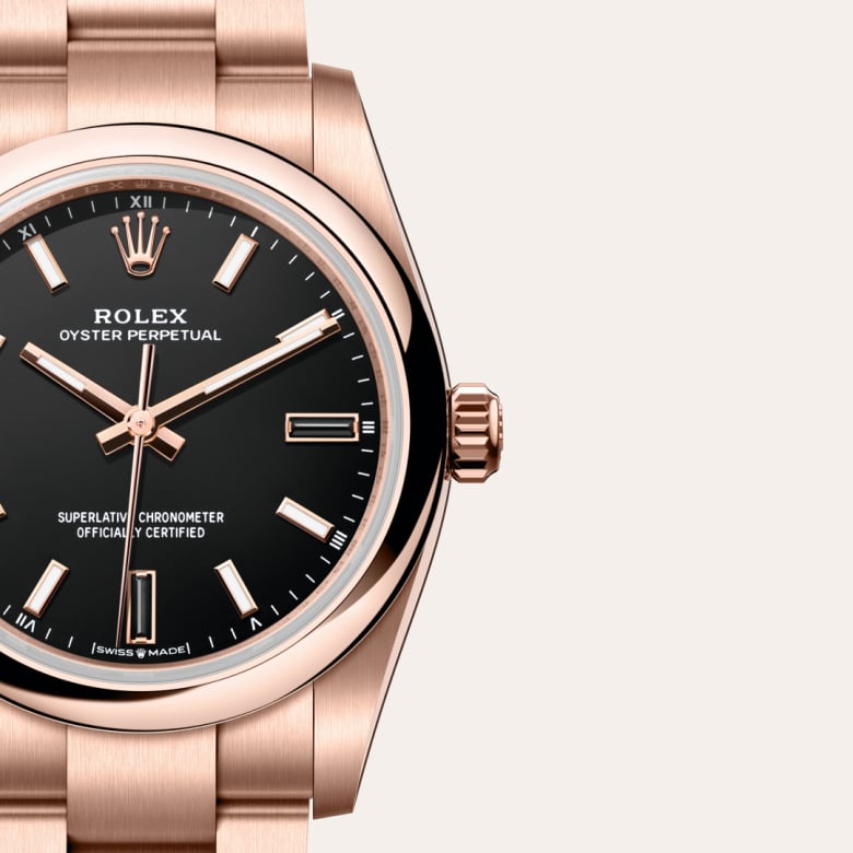 Rolex Oyster Perpetual 34 in Or Everose 18 ct M124205-0001* - Michaud