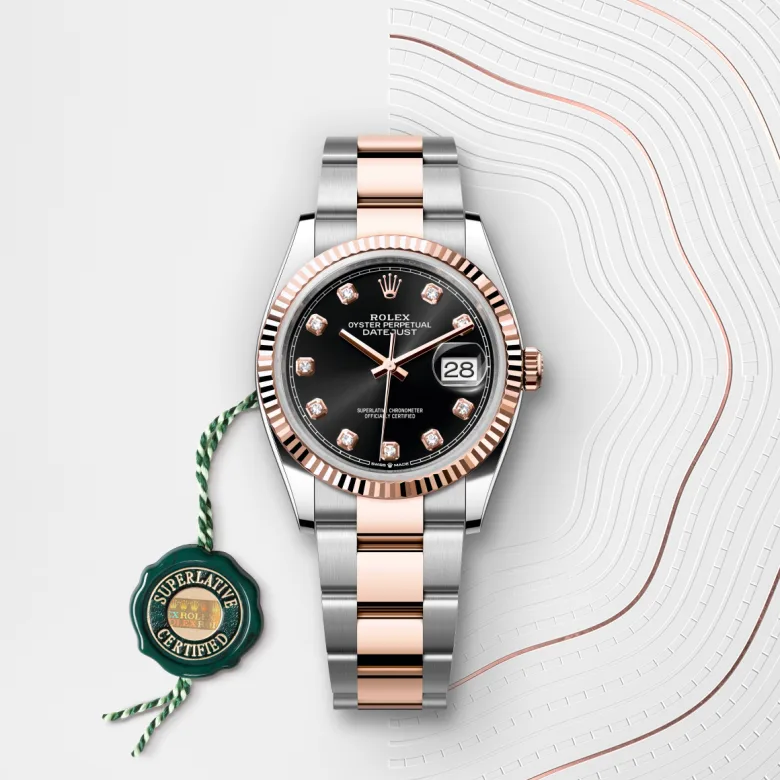 rolex Datejust 36 in Rolesor Everose – combinaison d’acier Oystersteel et d’or Everose M126231-0020* - Michaud