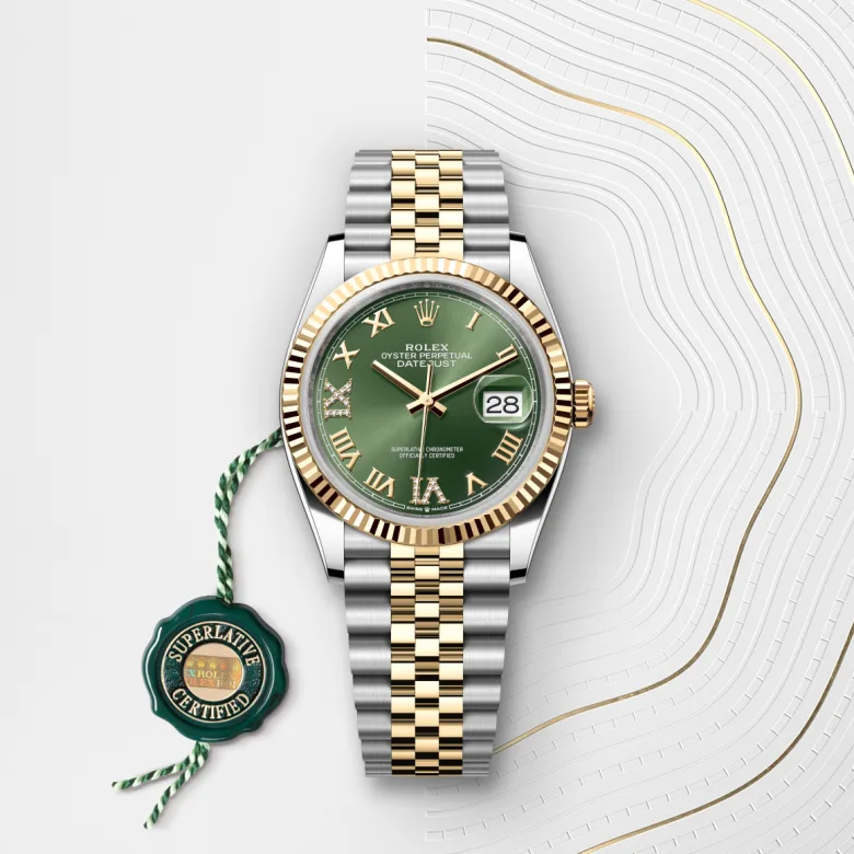 rolex Datejust 36 in Rolesor jaune – combinaison d’acier Oystersteel et d’or jaune M126233-0025* - Michaud