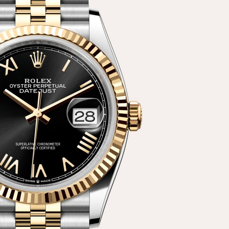 Rolex Datejust 36 in Yellow Rolesor - combination of Oystersteel and yellow gold M126233-0055* - Michaud