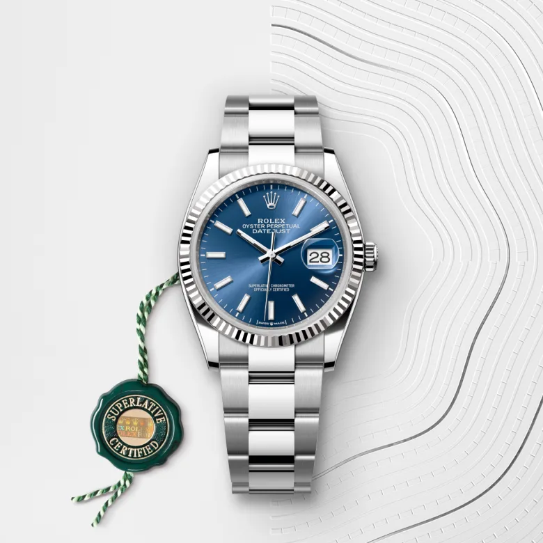 rolex Datejust 36 in White Rolesor - combination of Oystersteel and white gold M126234-0018* - Michaud