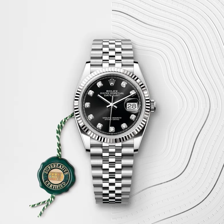 rolex Datejust 36 in White Rolesor - combination of Oystersteel and white gold M126234-0027* - Michaud
