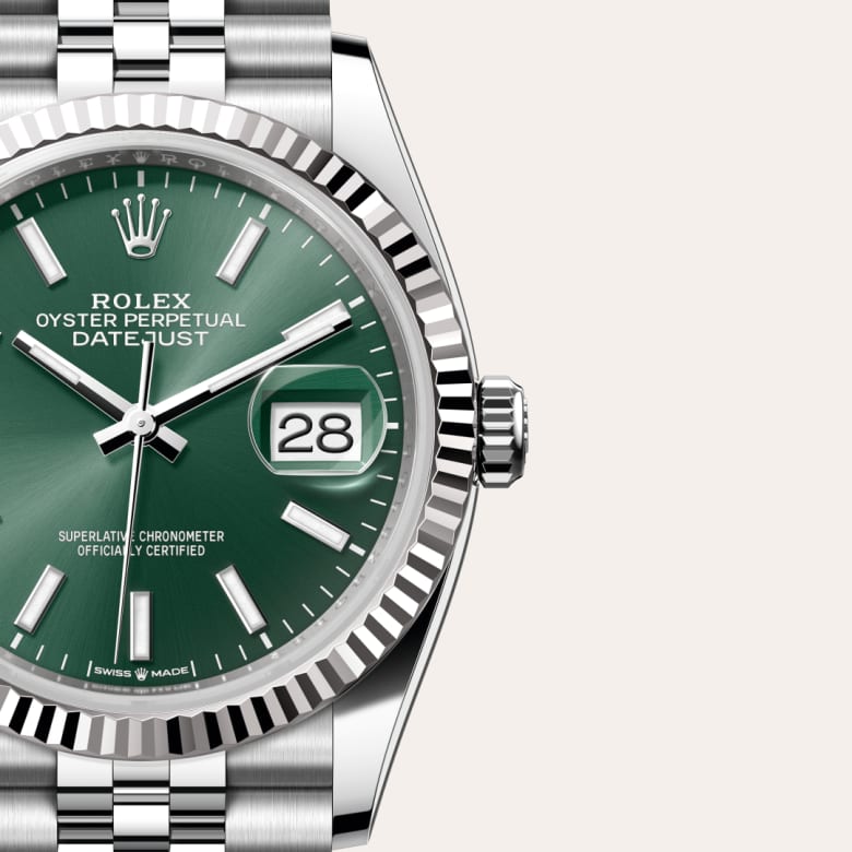Rolex Datejust 36 in White Rolesor - combination of Oystersteel and white gold M126234-0051* - Michaud