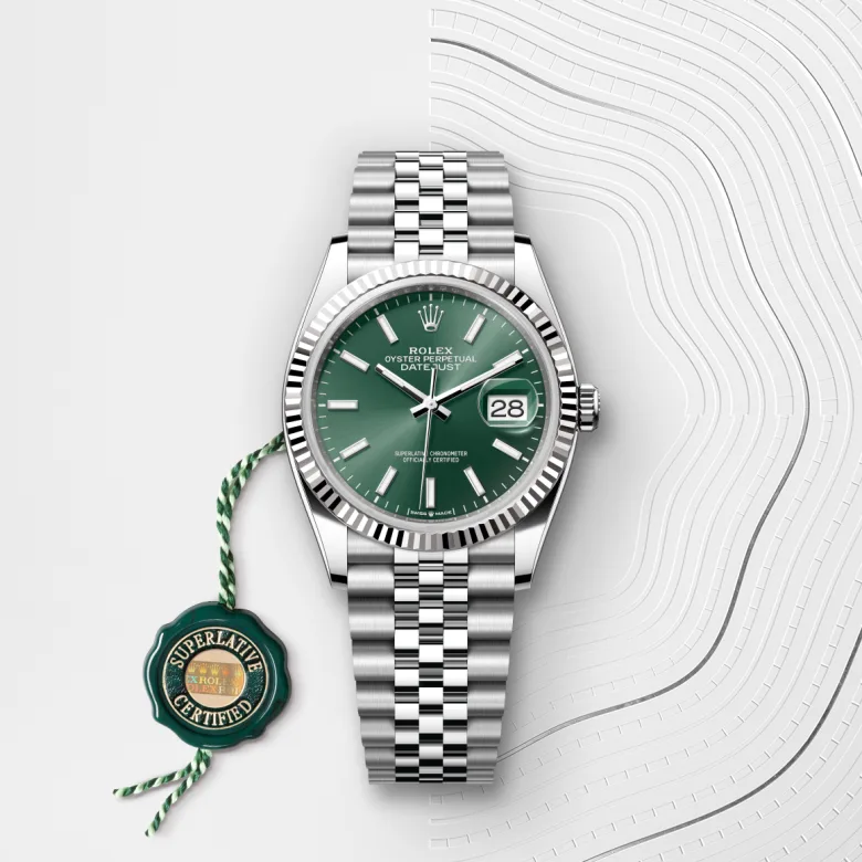 rolex Datejust 36 in White Rolesor - combination of Oystersteel and white gold M126234-0051* - Michaud