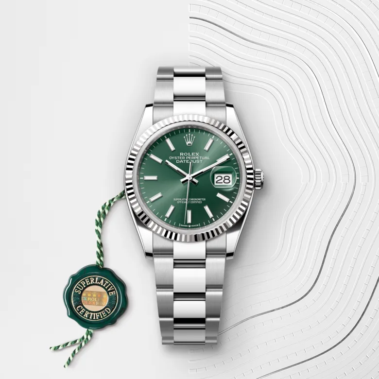 rolex Datejust 36 in White Rolesor - combination of Oystersteel and white gold M126234-0052* - Michaud