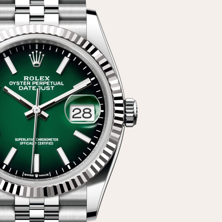 Rolex Datejust 36 in White Rolesor - combination of Oystersteel and white gold M126234-0059* - Michaud