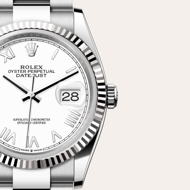 Rolex Datejust 36 in Rolesor gris – combinaison d’acier Oystersteel et d’or gris M126234-0062* - Michaud