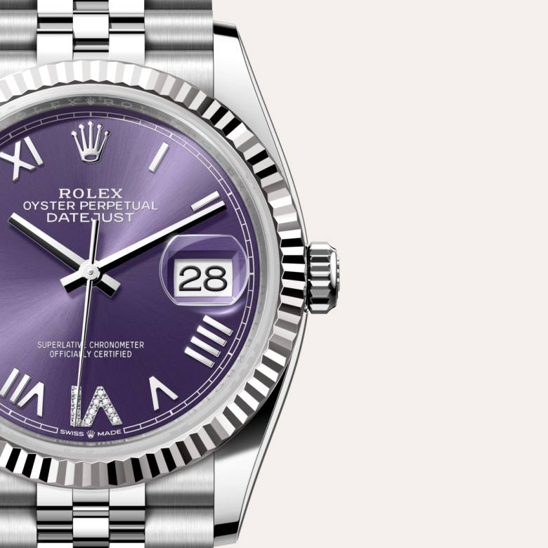 Rolex Datejust 36 in Rolesor gris – combinaison d’acier Oystersteel et d’or gris M126234-0063* - Michaud