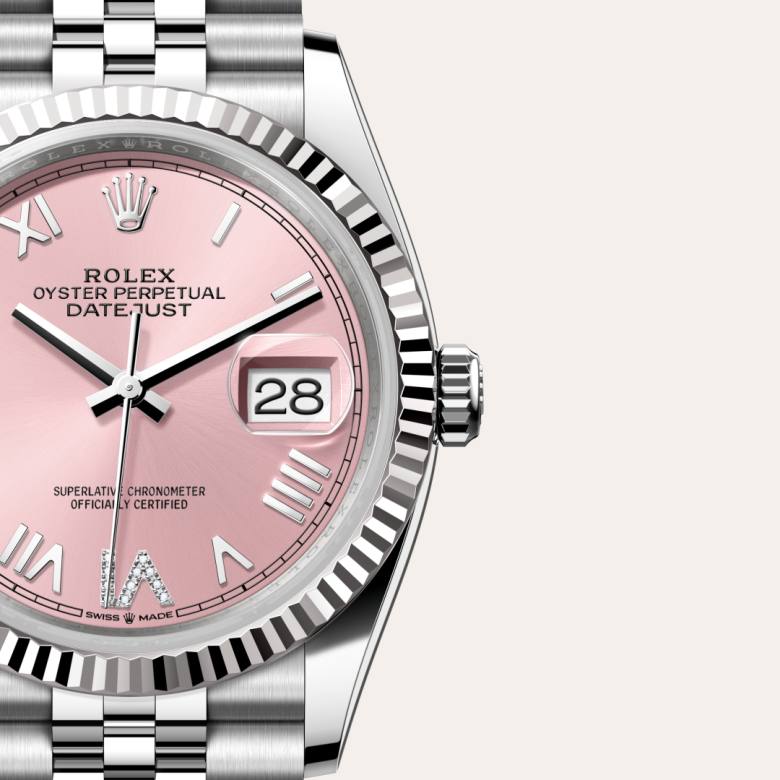Rolex Datejust 36 in Rolesor gris – combinaison d’acier Oystersteel et d’or gris M126234-0065* - Michaud
