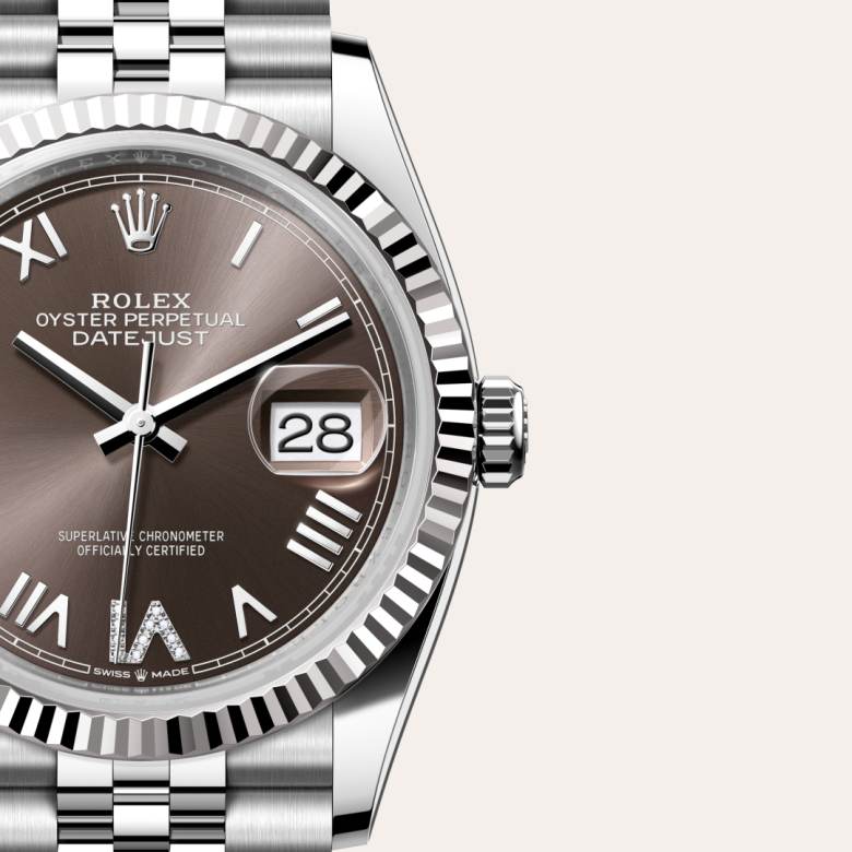 Rolex Datejust 36 in White Rolesor - combination of Oystersteel and white gold M126234-0071* - Michaud