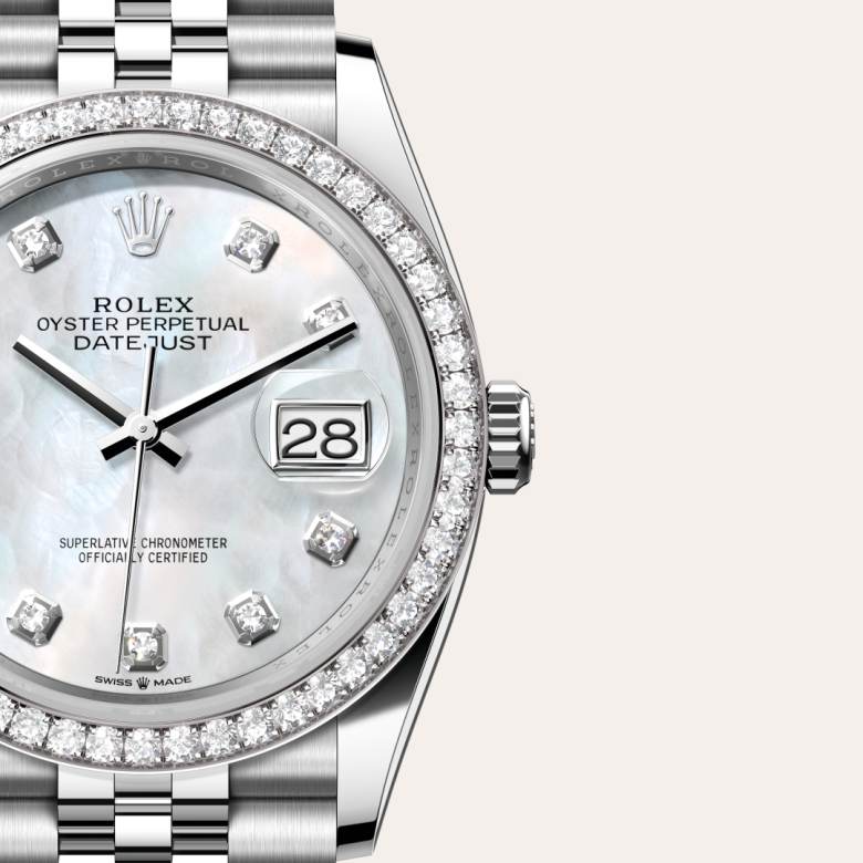 Rolex Datejust 36 in Rolesor gris – combinaison d’acier Oystersteel et d’or gris M126284RBR-0011* - Michaud