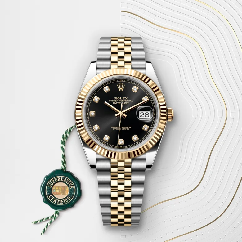 rolex Datejust 41 in Rolesor jaune – combinaison d’acier Oystersteel et d’or jaune M126333-0006* - Michaud