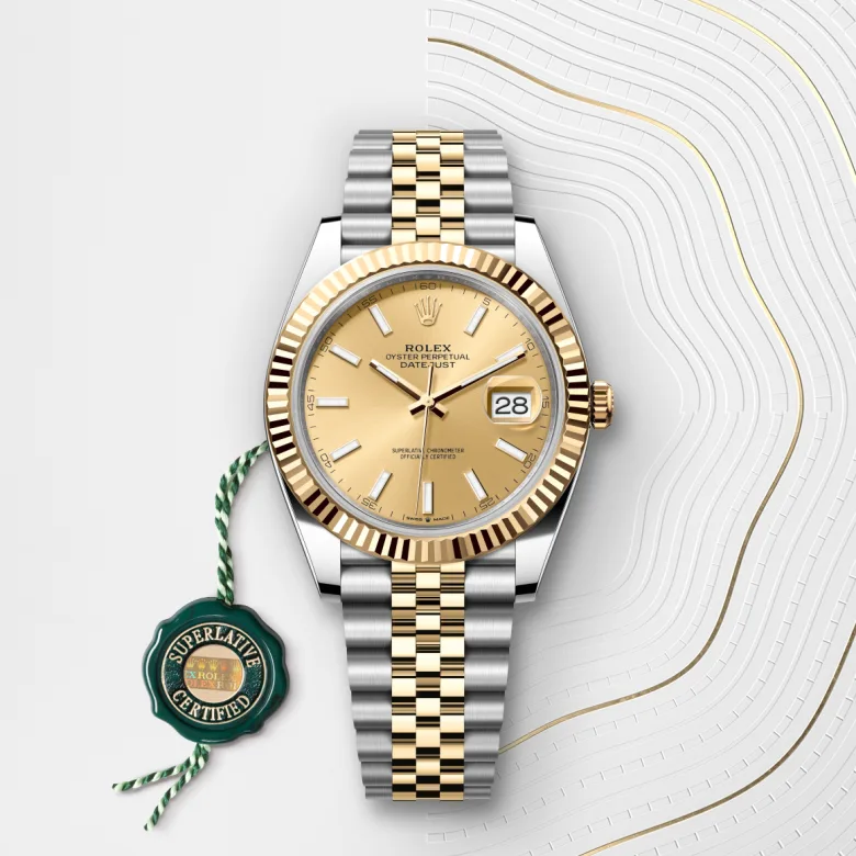 rolex Datejust 41 in Rolesor jaune – combinaison d’acier Oystersteel et d’or jaune M126333-0010* - Michaud
