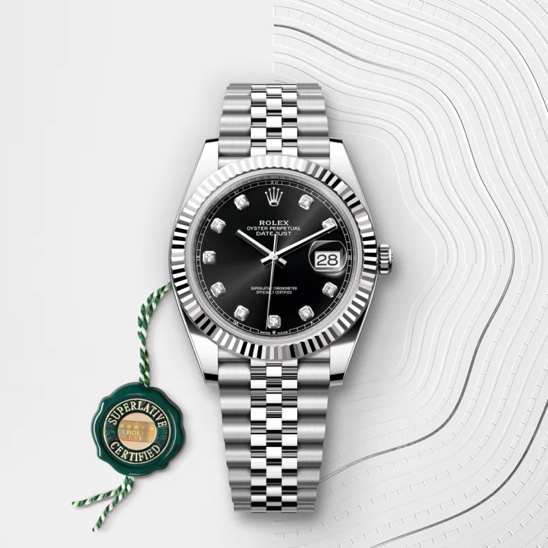 rolex Datejust 41 in Rolesor gris – combinaison d’acier Oystersteel et d’or gris M126334-0012* - Michaud