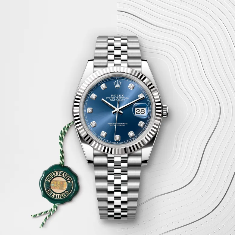 rolex Datejust 41 in White Rolesor - combination of Oystersteel and white gold M126334-0016* - Michaud
