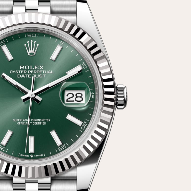 Rolex Datejust 41 in White Rolesor - combination of Oystersteel and white gold M126334-0028* - Michaud