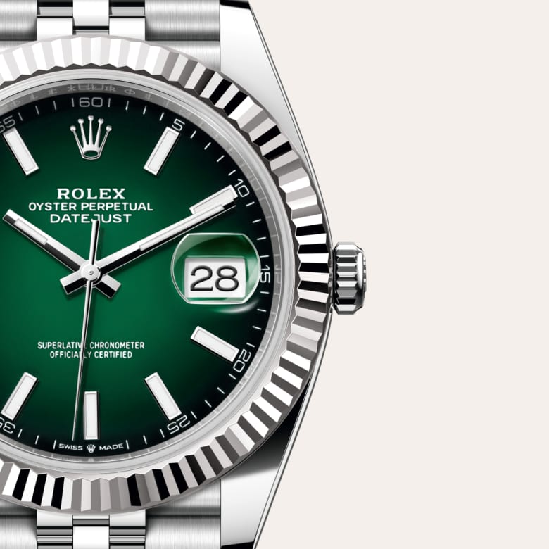 Rolex Datejust 41 in White Rolesor - combination of Oystersteel and white gold M126334-0034* - Michaud
