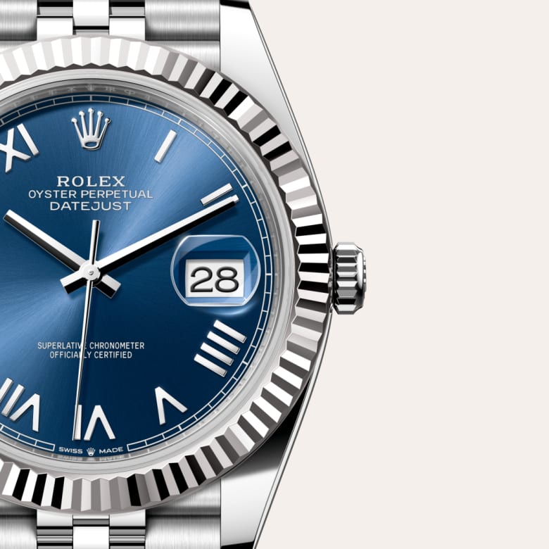 Rolex Datejust 41 in White Rolesor - combination of Oystersteel and white gold M126334-0038* - Michaud