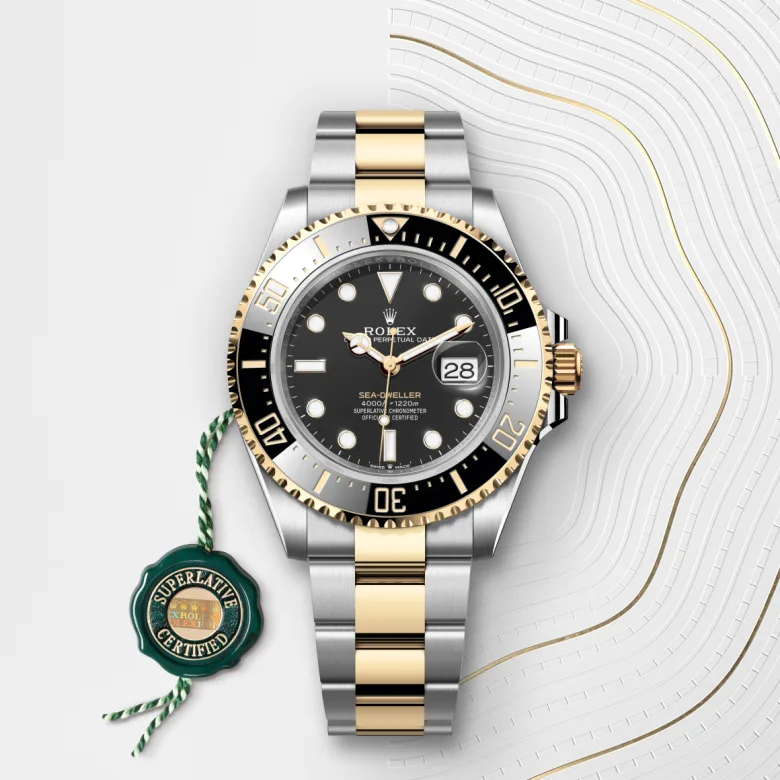 rolex Sea-Dweller in Rolesor jaune – combinaison d’acier Oystersteel et d’or jaune M126603-0001* - Michaud