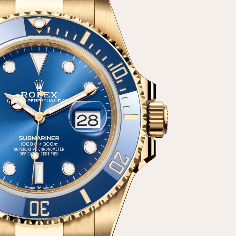 Rolex Submariner Date in 18 ct yellow gold M126618LB-0002* - Michaud