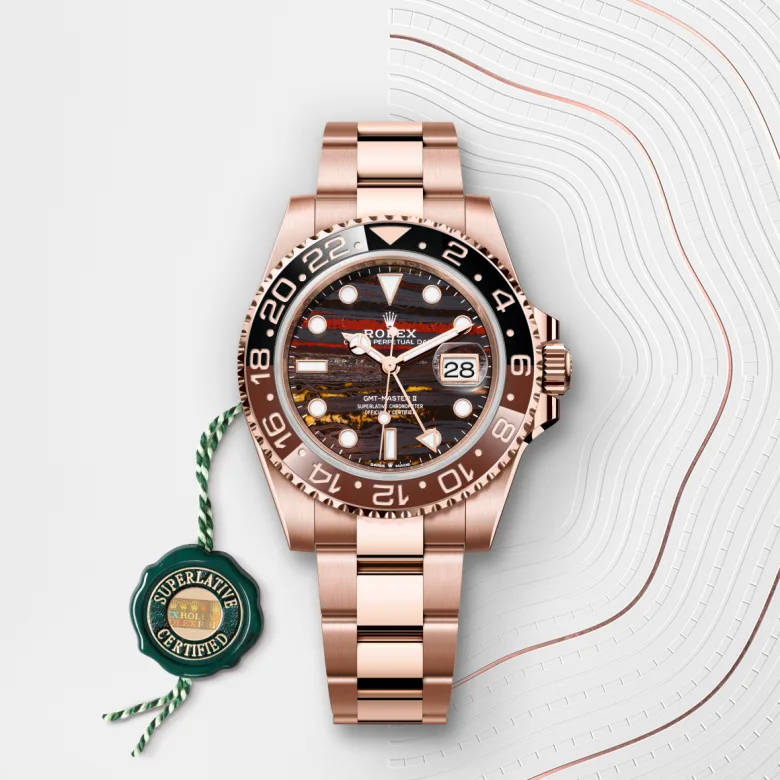 rolex GMT-Master II in 18 ct Everose gold M126715CHNR-0002* - Michaud