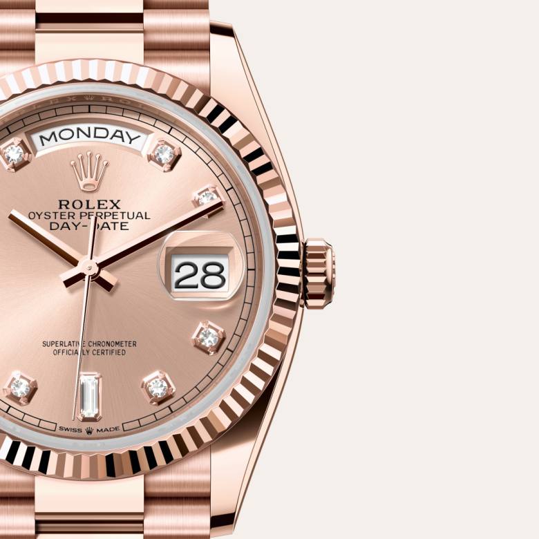 Rolex Day-Date 36 in Or Everose 18 ct M128235-0009* - Michaud