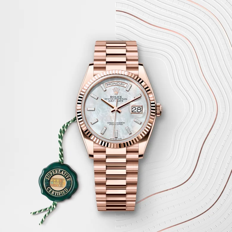 rolex Day-Date 36 in Or Everose 18 ct M128235-0078* - Michaud