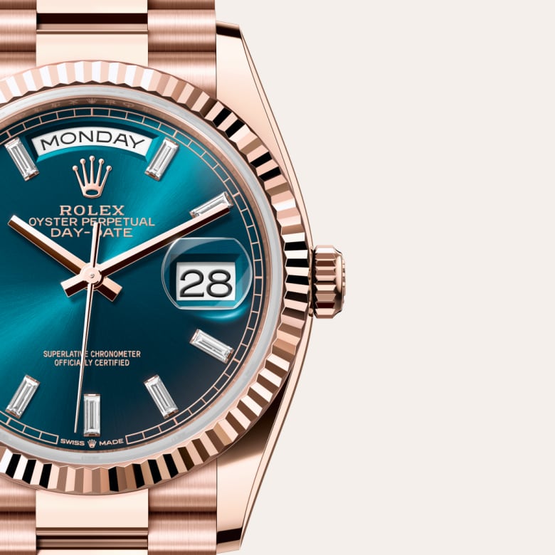 Rolex Day-Date 36 in 18 ct Everose gold M128235-0085* - Michaud