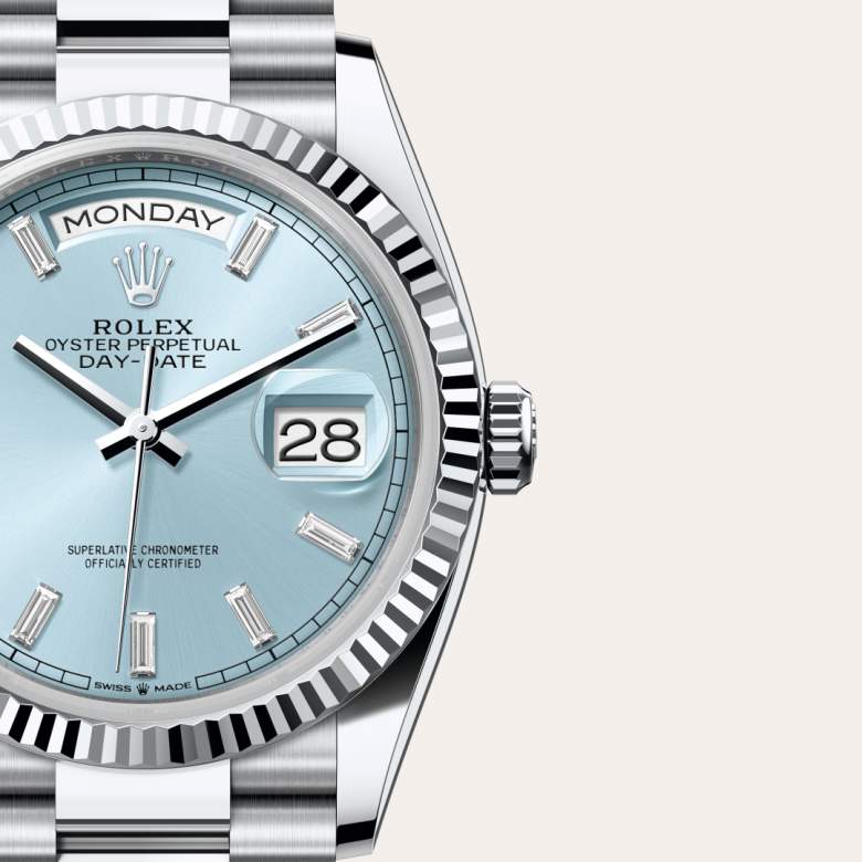 Rolex Day-Date 36 in Platine M128236-0009* - Michaud