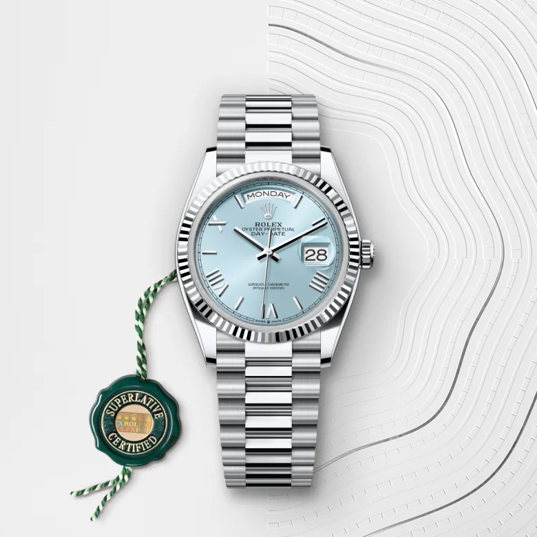 rolex Day-Date 36 in Platine M128236-0018* - Michaud