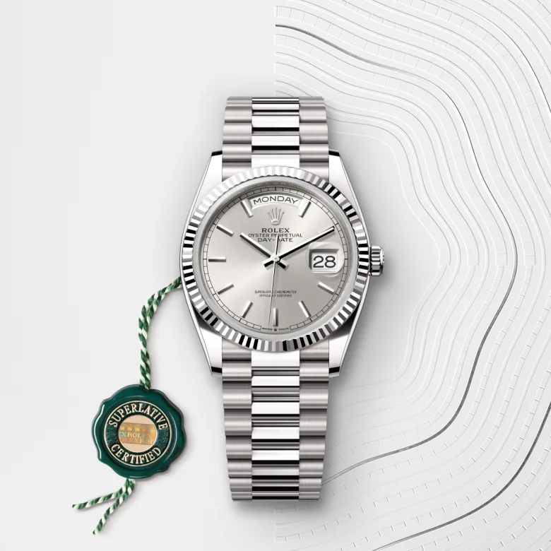 rolex Day-Date 36 in Or gris 18 ct M128239-0005* - Michaud