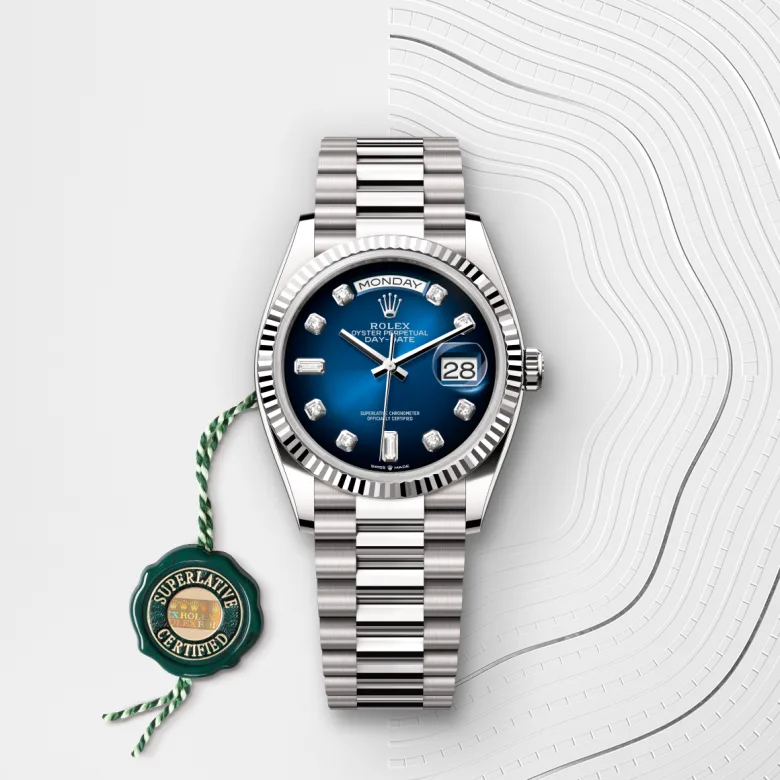 rolex Day-Date 36 in Or gris 18 ct M128239-0023* - Michaud