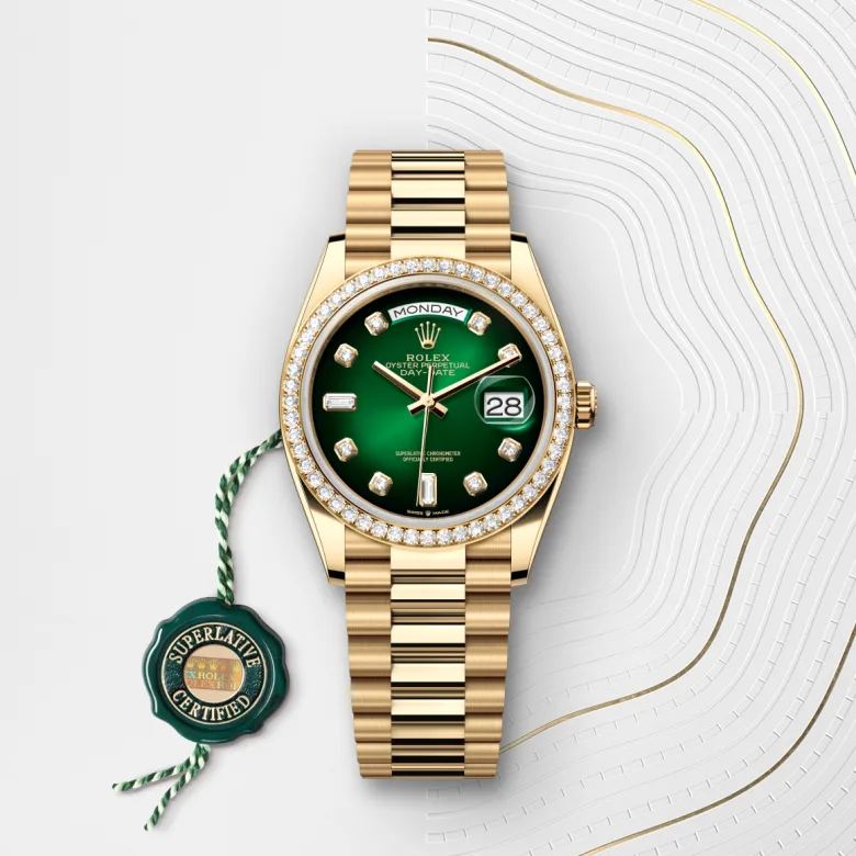 rolex Day-Date 36 in Or jaune 18 ct M128348RBR-0035* - Michaud