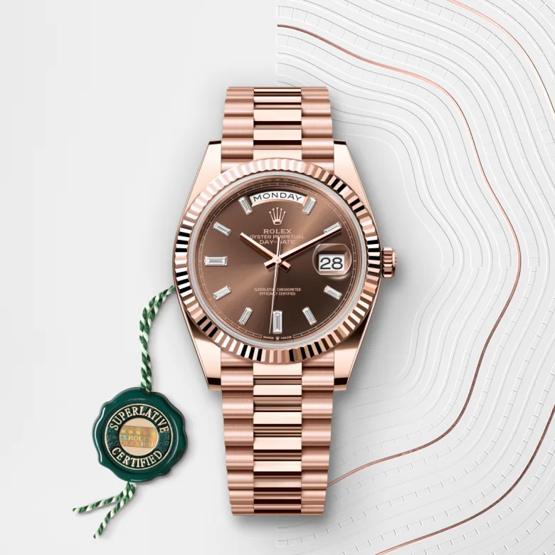 rolex Day-Date 40 in Or Everose 18 ct M228235-0003* - Michaud