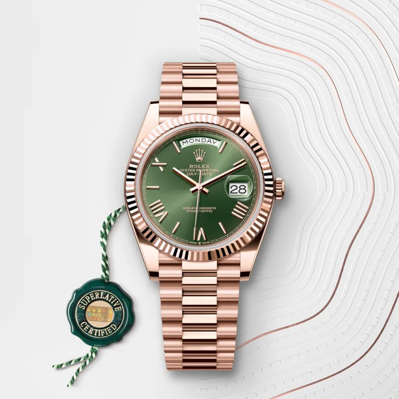 rolex Day-Date 40 in Or Everose 18 ct M228235-0025* - Michaud