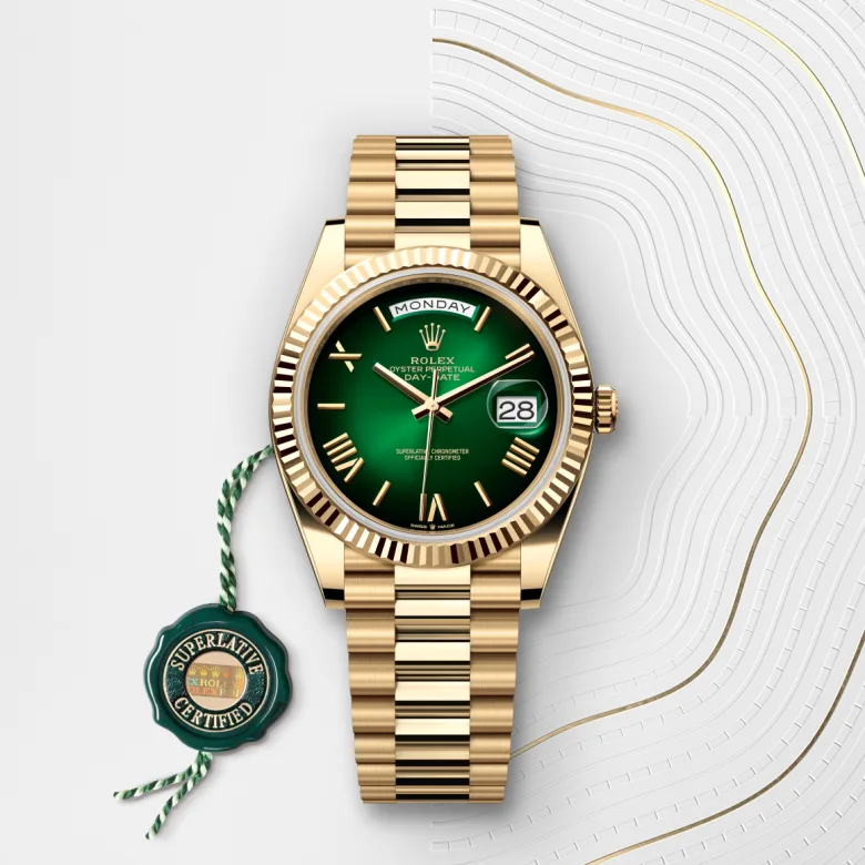 rolex Day-Date 40 in 18 ct yellow gold M228238-0069* - Michaud