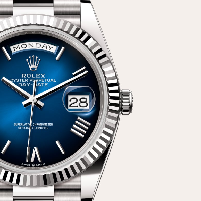 Rolex Day-Date 40 in Or gris 18 ct M228239-0076* - Michaud