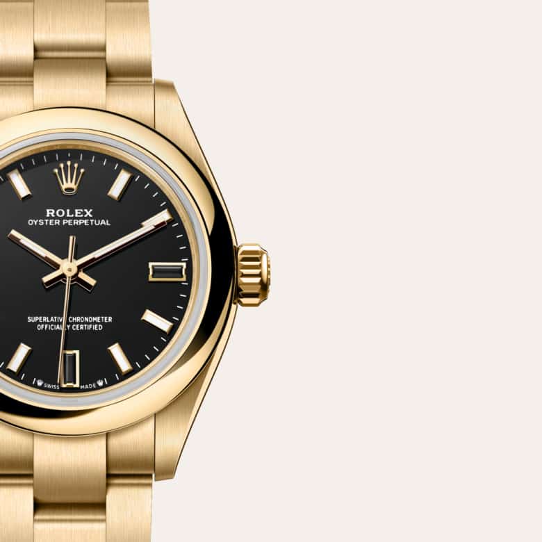 Rolex Oyster Perpetual 28 in 18 ct yellow gold M276208-0001* - Michaud