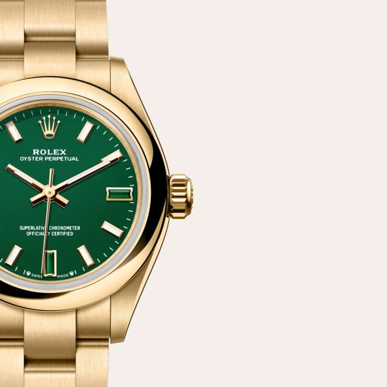 Rolex Oyster Perpetual 28 in 18 ct yellow gold M276208-0002* - Michaud