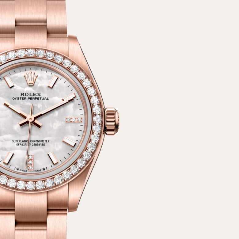 Rolex Oyster Perpetual 28 in Or Everose 18 ct M276245RBR-0001* - Michaud