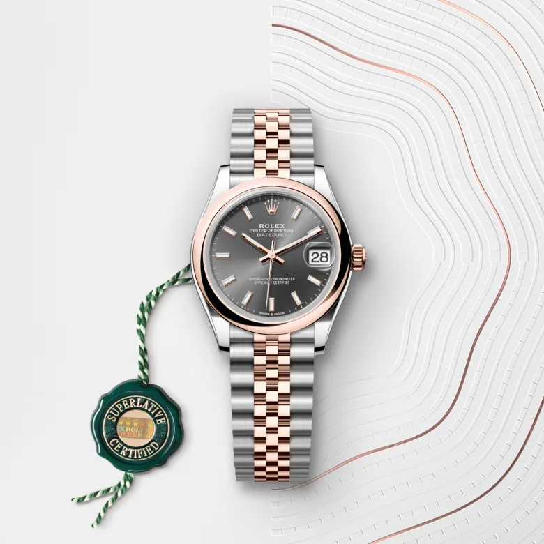 rolex Datejust 31 in Rolesor Everose – combinaison d’acier Oystersteel et d’or Everose M278241-0018* - Michaud