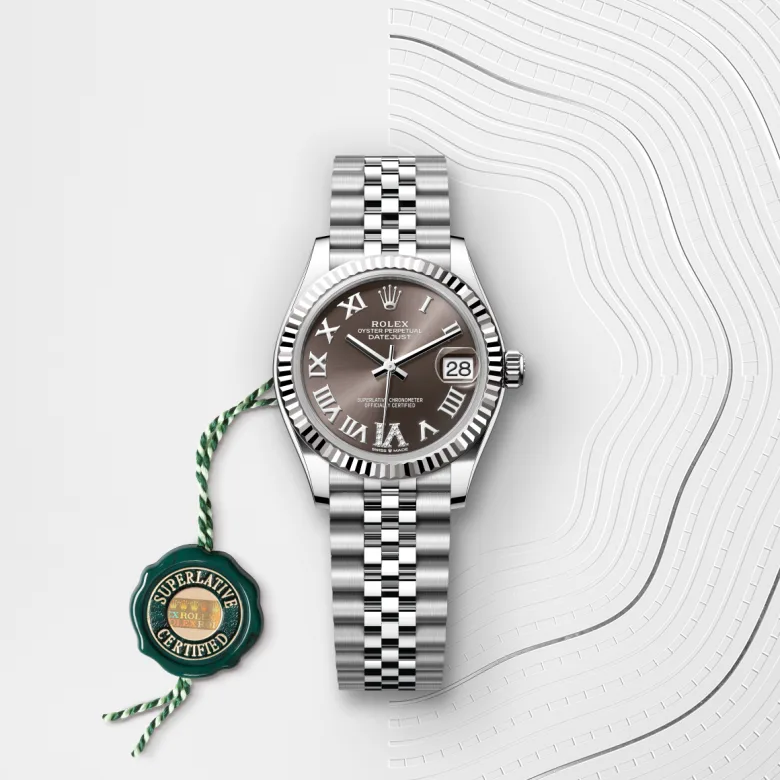 rolex Datejust 31 in Rolesor gris – combinaison d’acier Oystersteel et d’or gris M278274-0028* - Michaud