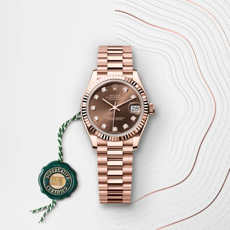 rolex Datejust 31 in 18 ct Everose gold M278275-0010* - Michaud