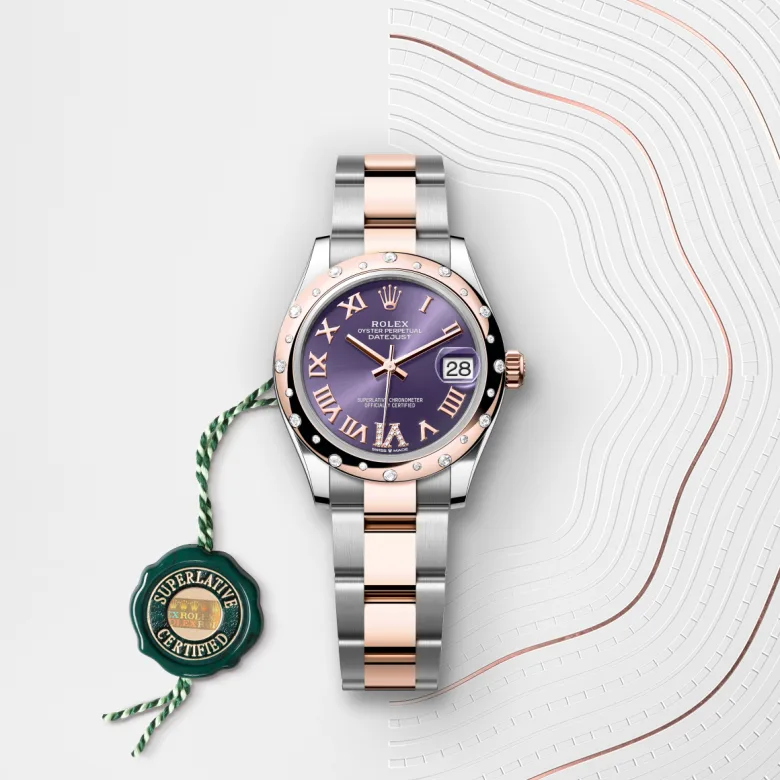 rolex Datejust 31 in Everose Rolesor - combination of Oystersteel and Everose gold M278341RBR-0019* - Michaud