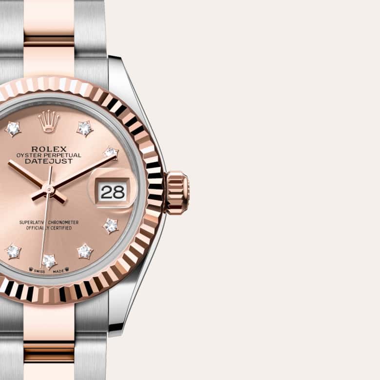 Rolex Lady-Datejust in Rolesor Everose – combinaison d’acier Oystersteel et d’or Everose M279171-0028* - Michaud